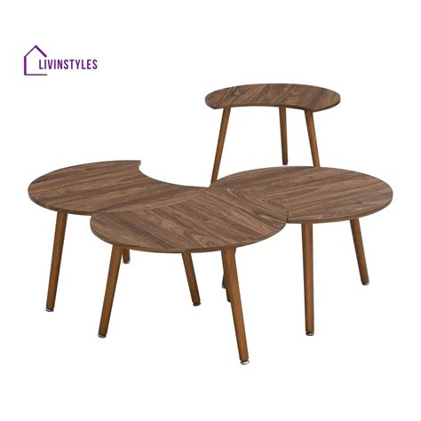 Bhavya 4-in-1 Walnut Effect Coffee Table – LivIn Styles