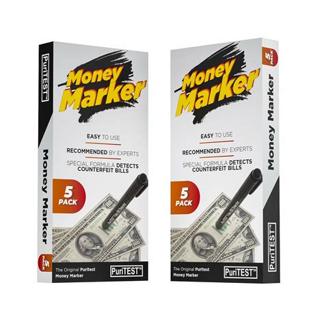 Dri-Mark Smart Money Counterfeit Detector Pen with Reusable UV LED ...