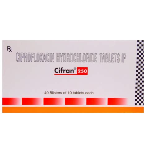 Cifran 250 mg Tablet | Uses, Side Effects, Price | Apollo Pharmacy
