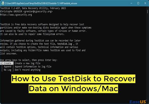 Image result for Undelete File Using TestDisk Windows