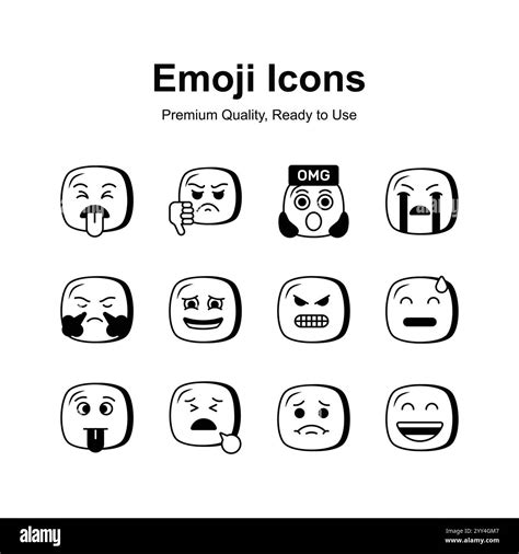 Black And White Emoji Symbols Black White Emoji Images Free Download