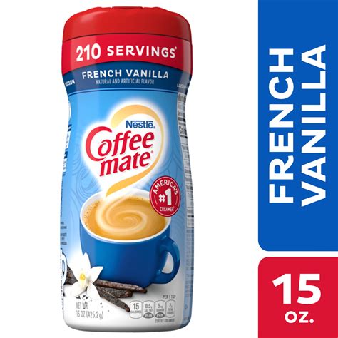 Nestle Coffee mate French Vanilla Powder Coffee Creamer 15 oz ...