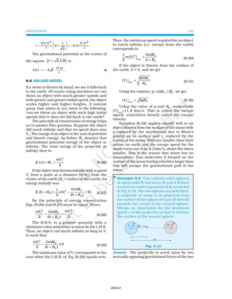 Gravitation - NCERT Book of Class 11 Physics Part I