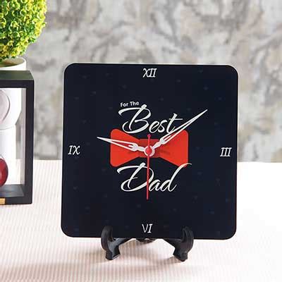 Online Best Dad Table Clock Delivery | GoGift