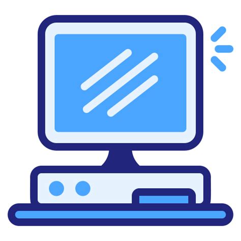 Computer Icon Blue 的图像结果