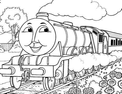 Thomas the tank engine coloring pages to download and print for free