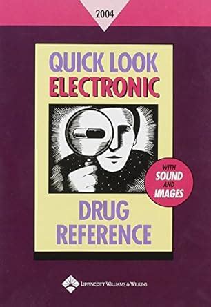 Buy Quick Look Drug 2004 Book & CD Package Book Online at Low Prices in ...