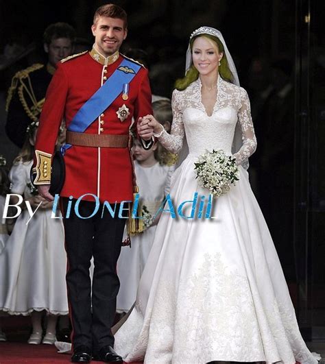 Piqué and Shakira Royal Wedding - Shakira and Gerard Piqué Photo ...