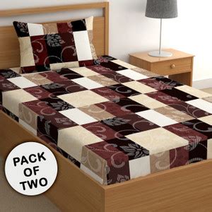 CG Homes Cotton Single Flat 160 TC Printed Bedsheet - Buy CG Homes ...