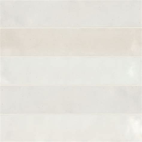Celine 2.5" x 12" Glossy Porcelain Floor & Wall Tile in White ...