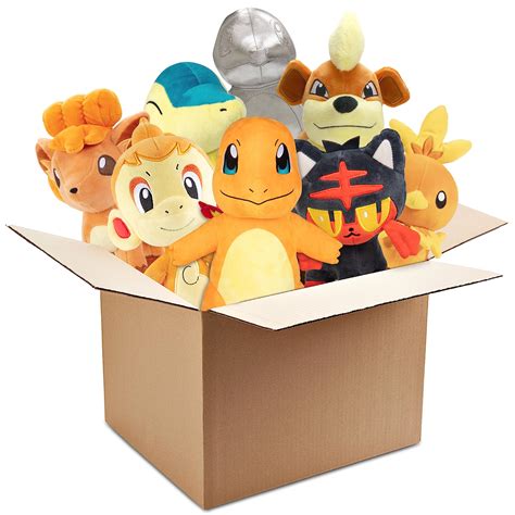 Jazwarespokemon Fire Type 8 Plush Assorted Blind Box 3 Pack ...