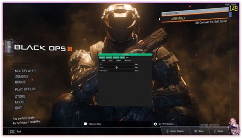 Image result for Bo3 PC Mod Menu Tool