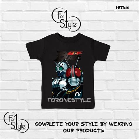 Jual Kaos Baju Anak KAMEN RIDER BLACK SHADOW MOON Kaos Anime - SS ...