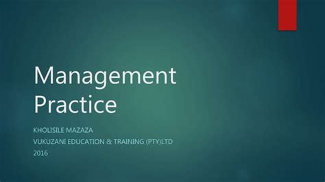 Image result for What Is Management Practice