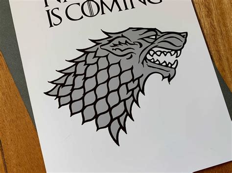 Game of Thrones Name Day is Coming Birthday Card by StoneDonut Design ...