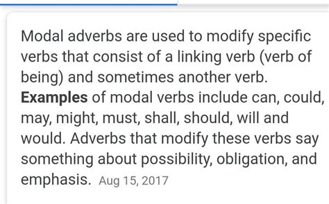 what is modals. give some examples - Brainly.in