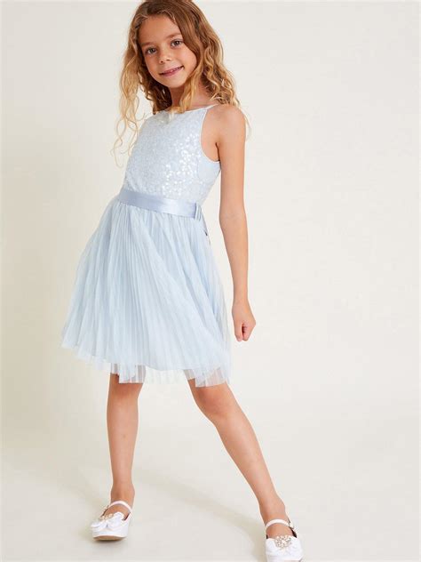 Girls Blue Dresses | Light, Navy & Royal Blue | Very