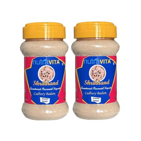 Nutra Vita Freeze Dried Rehydratable Cadbury Badam Shrikhand (Indian ...