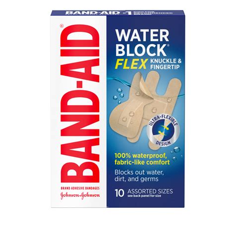 WATER BLOCK® Waterproof Flex Finger Bandages | BAND-AID® Brand