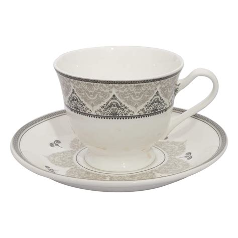 Buy Rouuen Bone China Deluxe Gold Line Dinnerware Tea Cups, Mugs ...