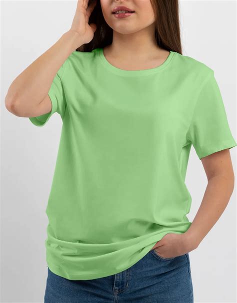 Buy Plain Light Green T Shirt For Women and Mens Online in India