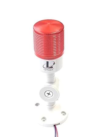 Litost® 1 Layer LED Stack Light Signal Tower Light with Buzzer 220 Volt ...