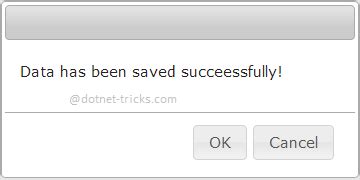 Dialog Box in jQuery and MVC 的图像结果