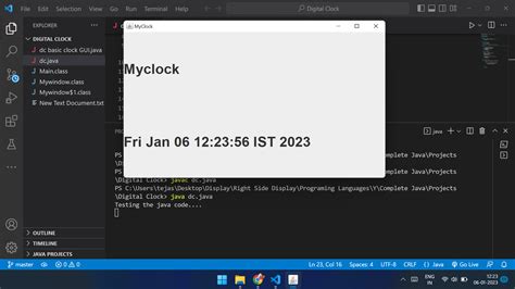 Image result for Java Digital Clock Sample Program in Java