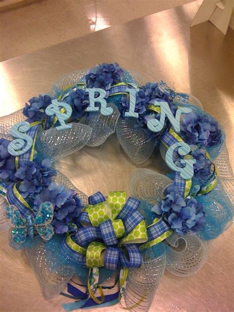 Spring Mesh Wreaths Tutorial 的图像结果