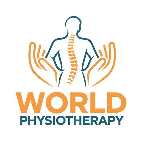 Logo outline a person with back pain highlighted by a dotted spine ...