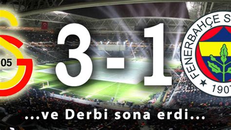 Galatasaray 3-1 Fenerbahçe - SacitAslan.com