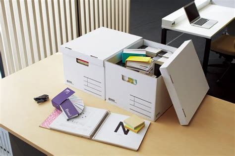 コクヨ 収納ボックス ＜NEOS＞ Lサイズ・フタ付き白 ホワイト フタ付 A4－NELB－W 1セット（10個入）｜カウネット