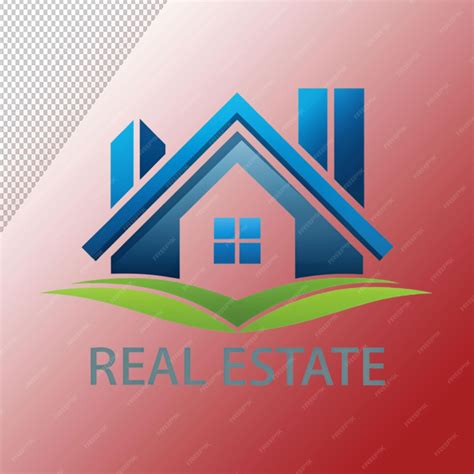 Real estate logo isolated on transparent background | Premium AI ...