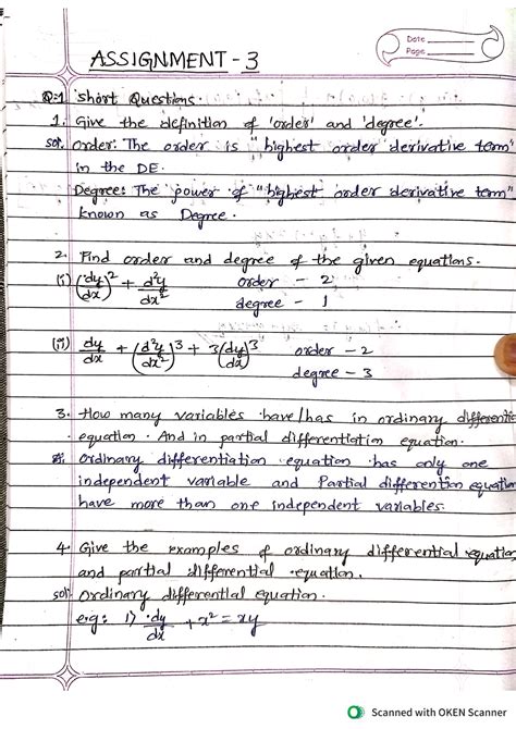 Maths Assignment-3 - B.tech CSE - Studocu