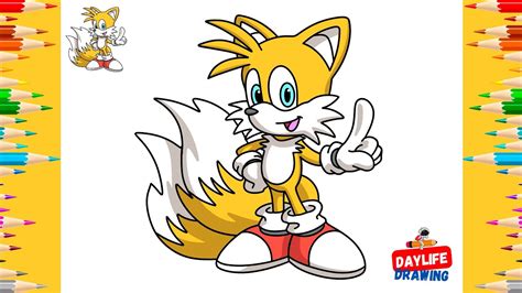 Image result for Tails Drawing Tutorial