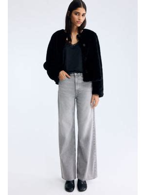 Buy H&M Wide Ultra High Jeans (6) Online