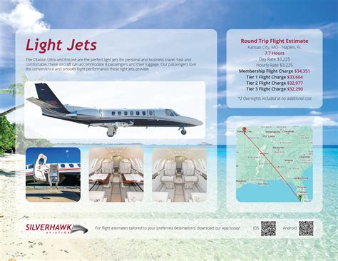 Jet Card Samples: Travel Options at Silverhawk in Lincoln NE