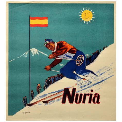 Original Vintage Poster Winter Olympics Albertville 92 Courchevel Ski ...