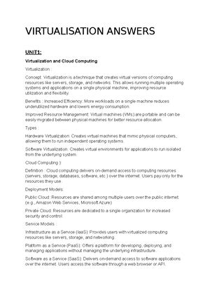 virtualization - ccs372 - Studocu