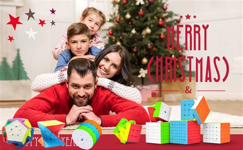 AUTHFORT 12 Pack Large Speed Cubes Set Wca Competition Magic Cube Kinds ...