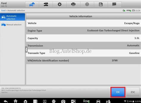 Programming Ford Escape Steering Torque Sensor with Autel 的图像结果