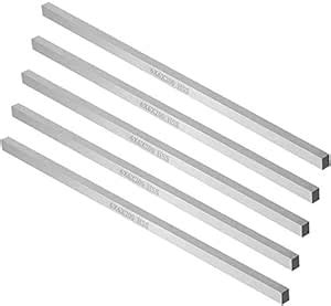 XMHF 5pcs Lathe HSS Square Cutting Tool Bits Bar Rectangular Lathe Fly ...