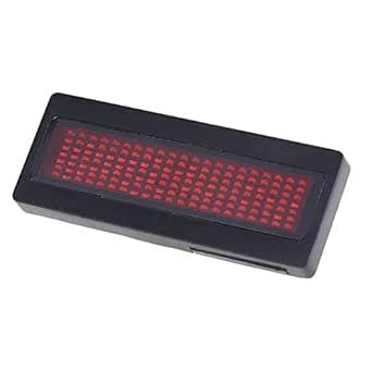 ATORSE™ Programmable Led Scrolling Board Name Badge Sign Card Tag ...