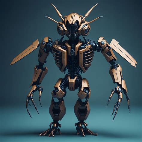 Metal Robot Model 的图像结果