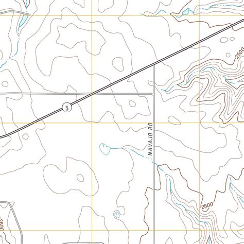 Navajo Map United States