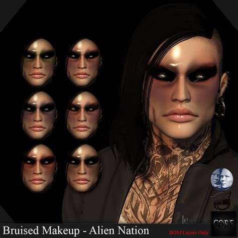 Second Life Marketplace - ::: Core ::: Bruised Makeup - Alien Nation