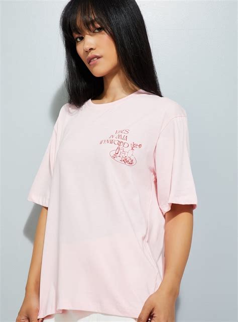 Buy URB_N Women Printed Relaxed Fit T-shirt Online at just Rs. 249.0 ...