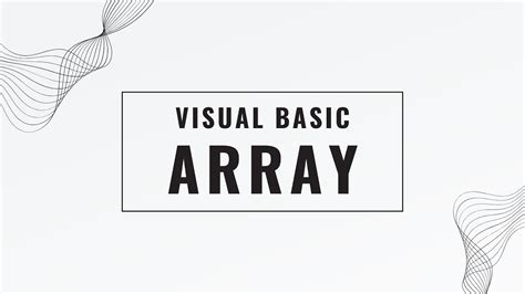 Image result for YouTube 2D Array Visual Basic