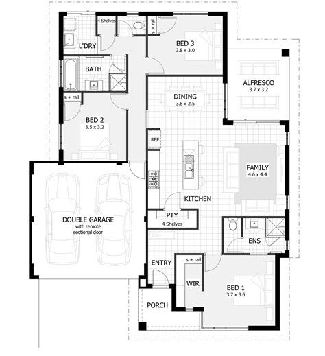 Valencia Floor Plan | Bedroom house plans, Modular home floor plans ...