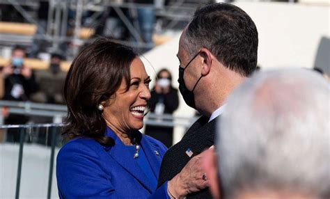 Doug Emhoff had words for senator’s husband who refused to shake Harris ...